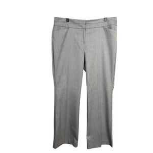 LOFT by Ann Taylor Gray Dress Pants Career Workwear Size 8 Petite